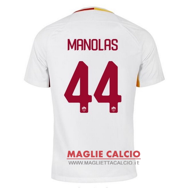 nuova maglietta roma 2017-2018 manolas 44 seconda